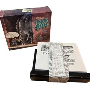 1995 Vintage THE‎ FAR SIDE Off the Wall Daily Desk Calendar by Gary Larson NEW